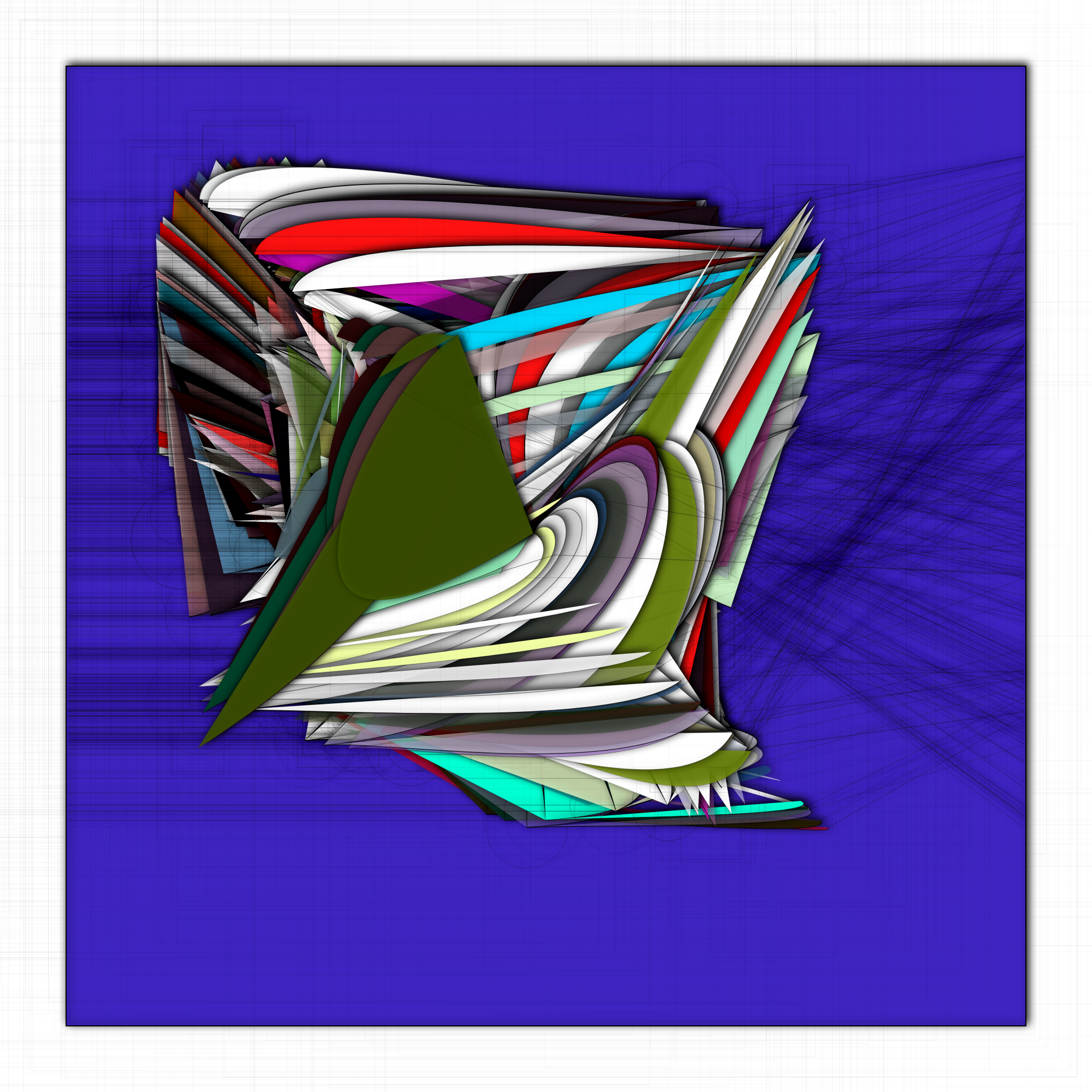 P5Js Thoughts V7 #2 static token preview