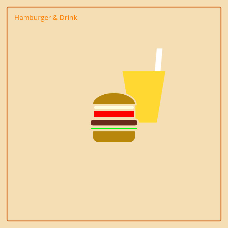 HAMBURGER!! #9 static token preview