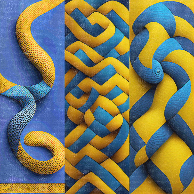AI Snakes #5 static token preview