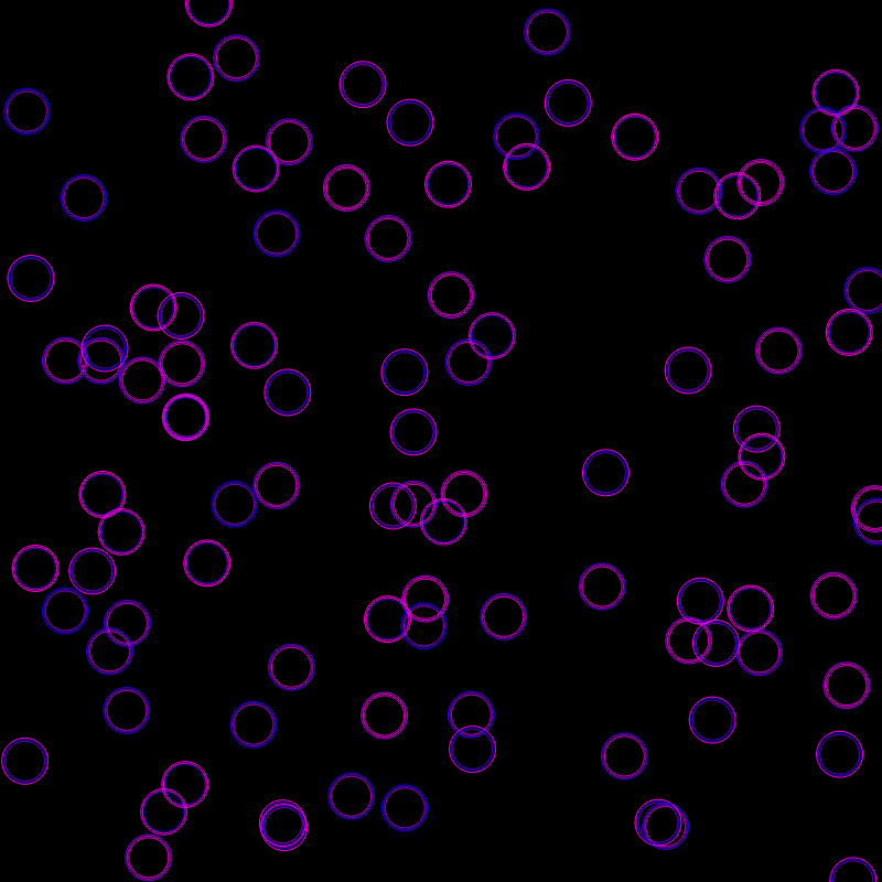 Bouncing circles #2 static token preview