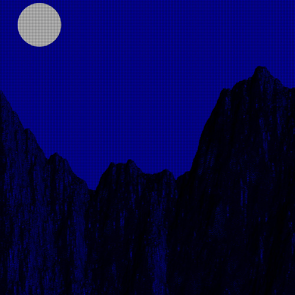 Classic generative landscape #116 static token preview