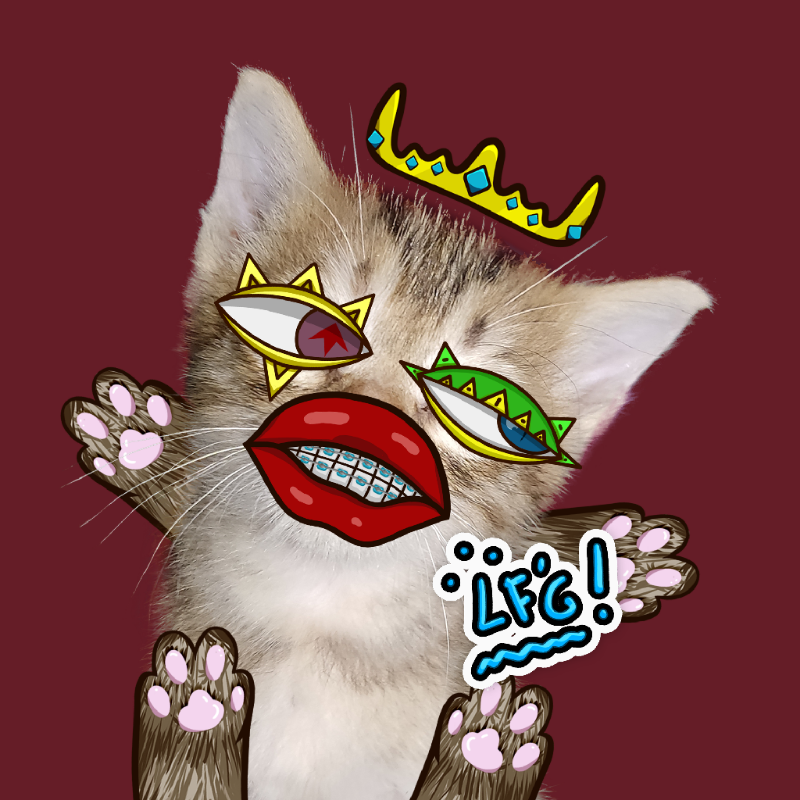 Fortune Kitty NFT #4 static token preview
