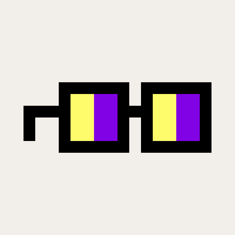 Coded Nouns Glasses #4 static token preview