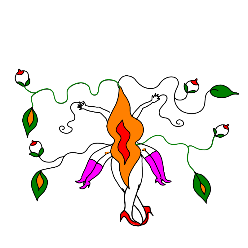 Woman blossom #1 static token preview