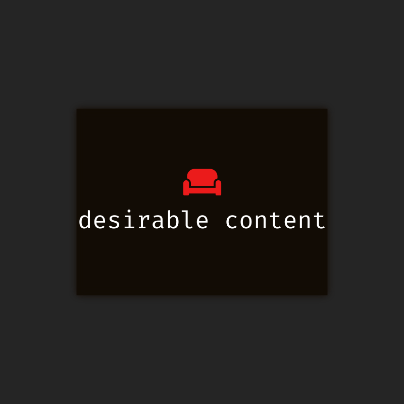 desirable content #27 static token preview