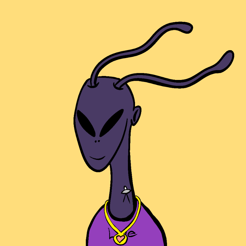 Alien Visitors #2 #24 static token preview