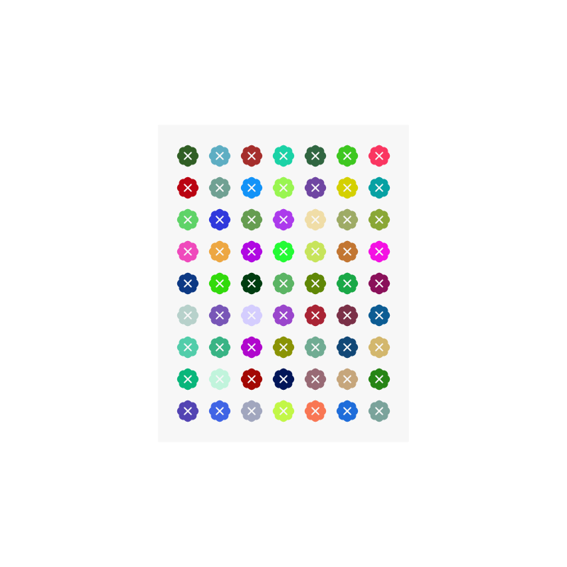 White - XX #16 static token preview