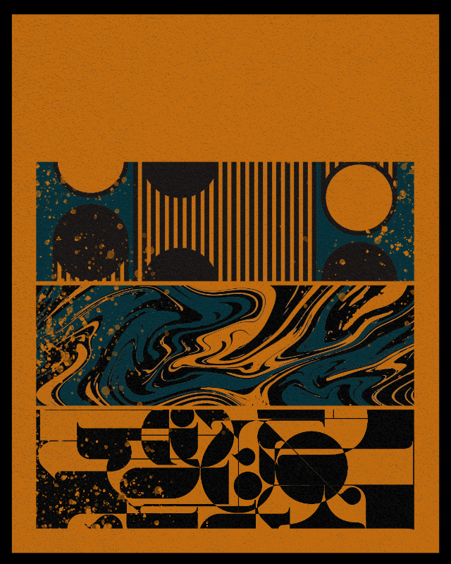 Bauhaus art #orange #24 static token preview