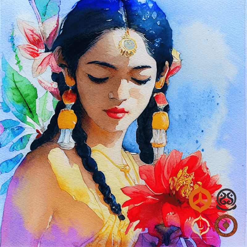 Indian Girl #1 static token preview