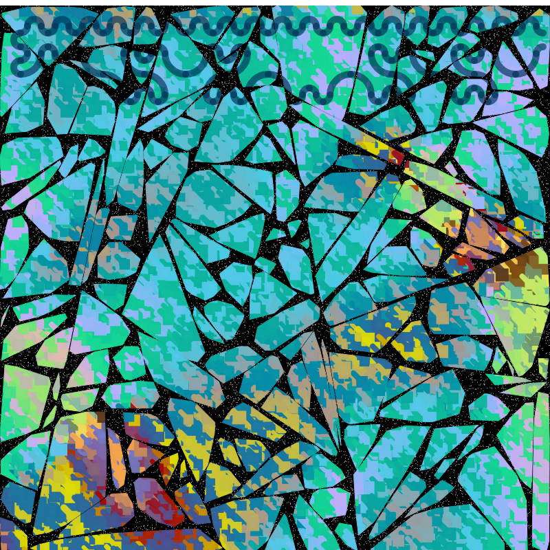 Tessellis - Gaudi style generative mosaic #4 static token preview