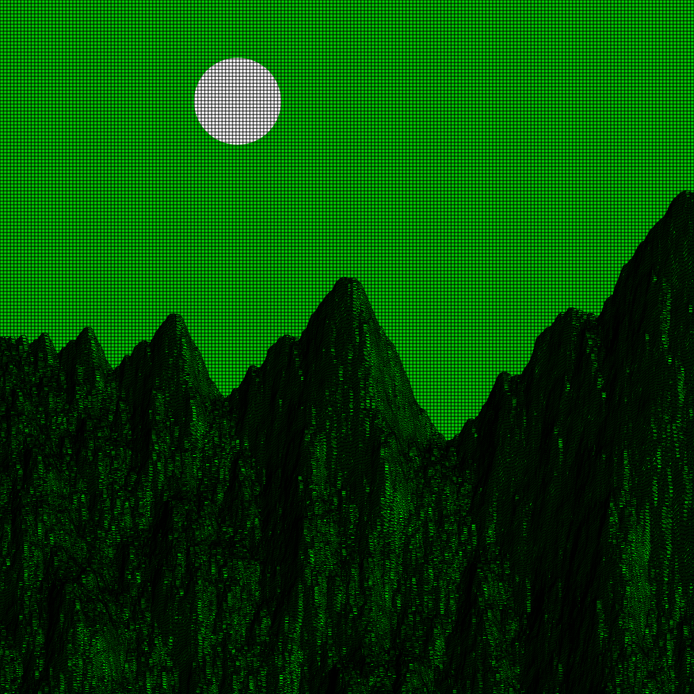 Classic generative landscape #10 static token preview