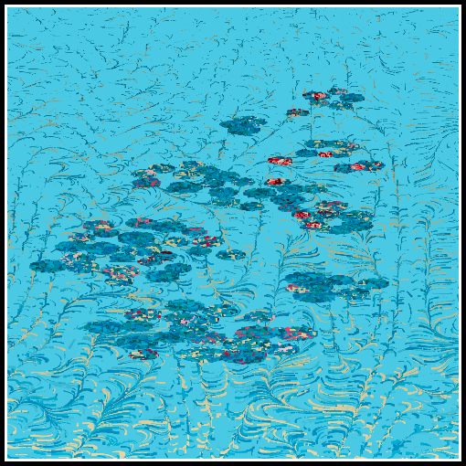 Polluted water lilies #13 static token preview