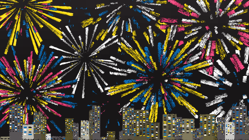 Fireworks #208 static token preview