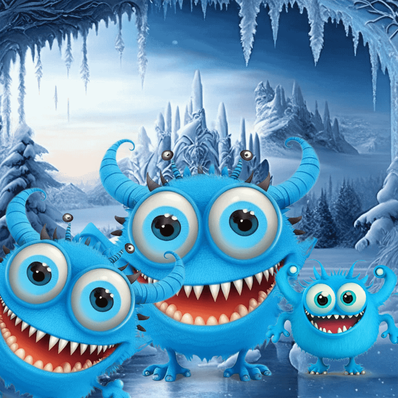 Ice Monsters #1 static token preview
