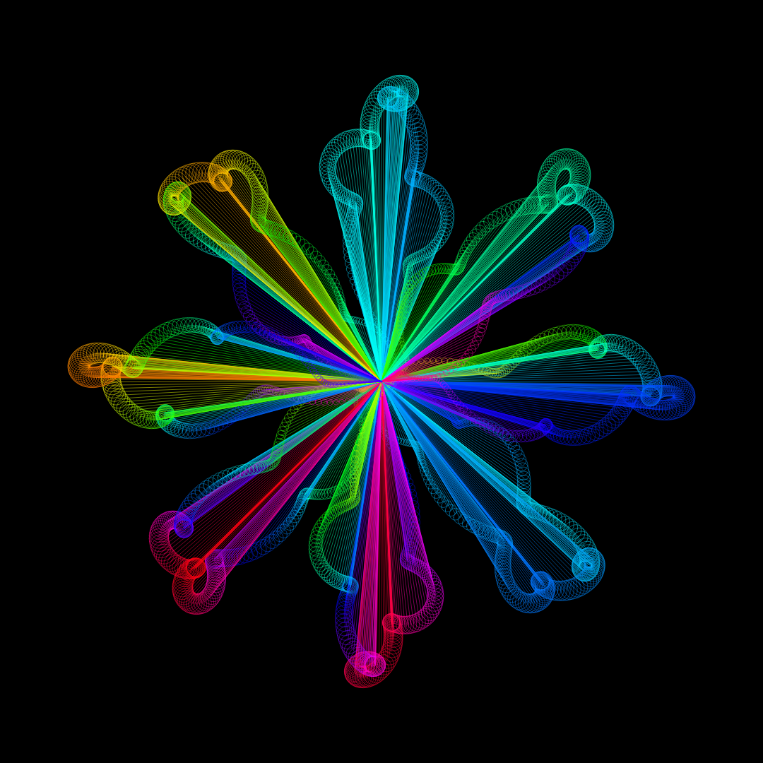 Morphing Flowers #7 static token preview