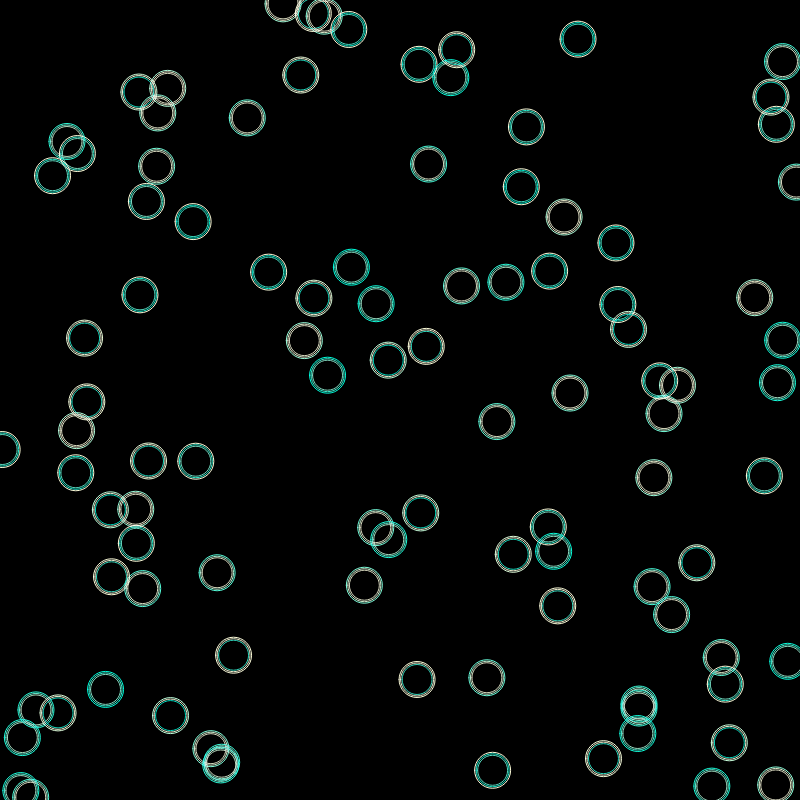 Bouncing circles #1 static token preview