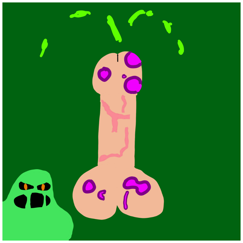 Decayed Dickgenerative Art #35 static token preview