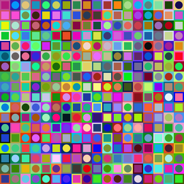 Square Dot Composition #336 static token preview