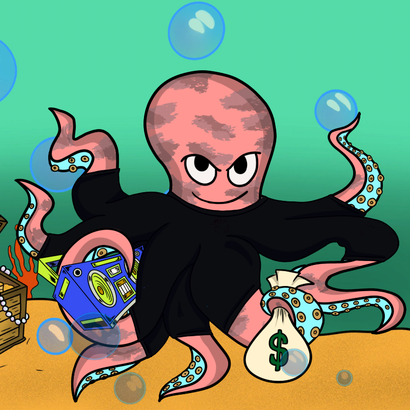 Gangstatopus #2 static token preview