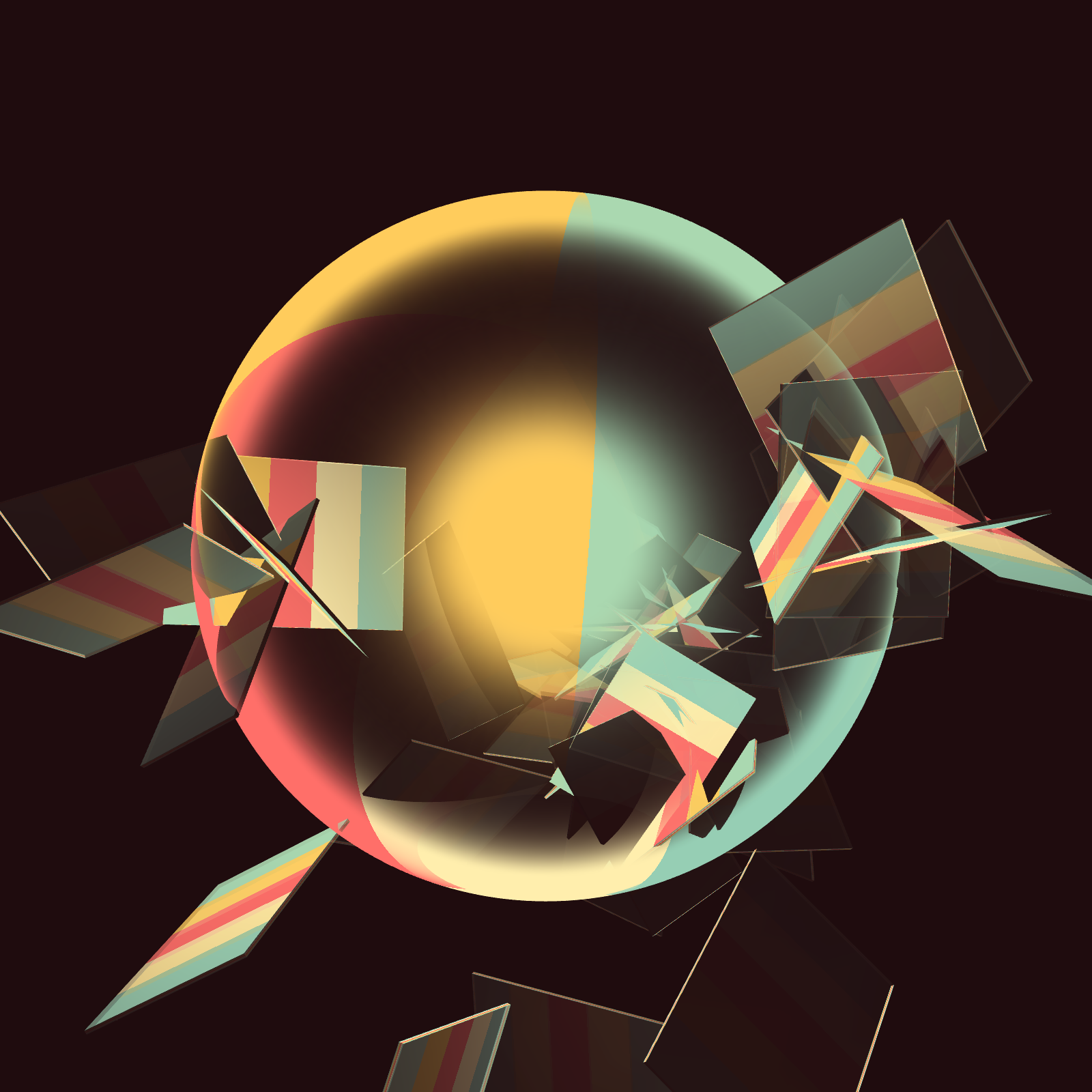 Composition with Sphere #17 static token preview
