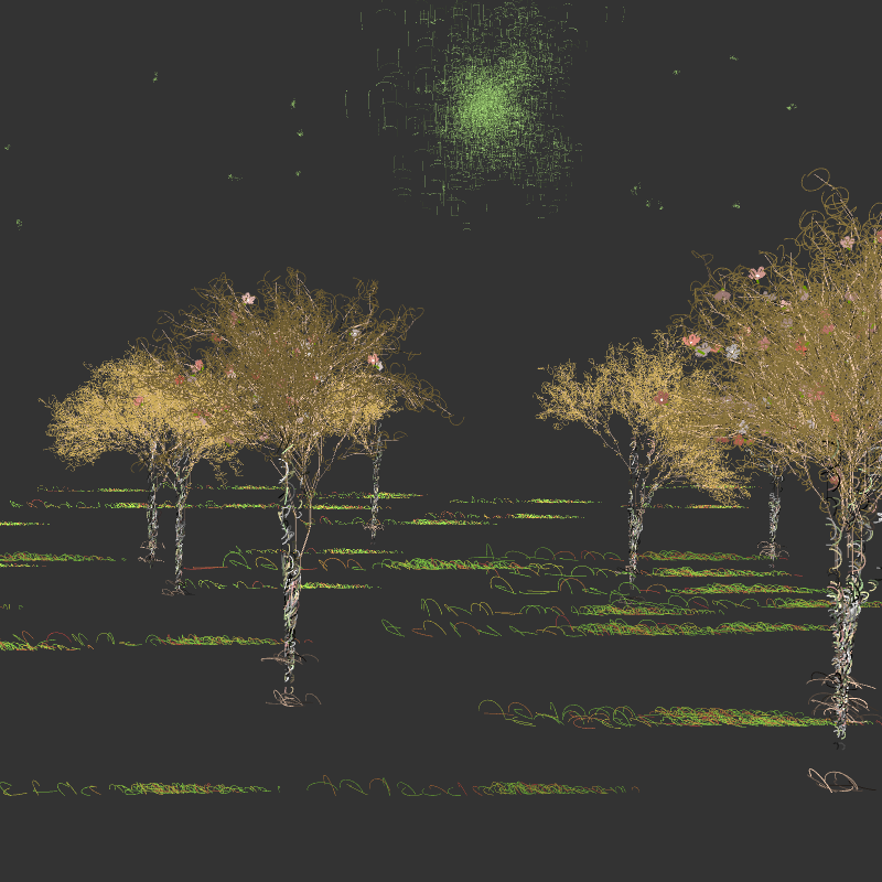 Black winter forest #14 static token preview