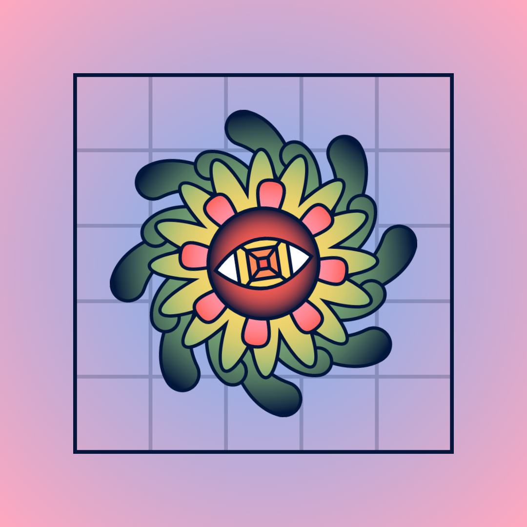 NOWHERE FLOWER #20 static token preview