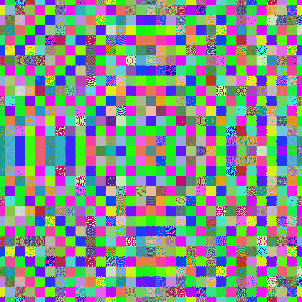 glitched quilt sq #5 static token preview