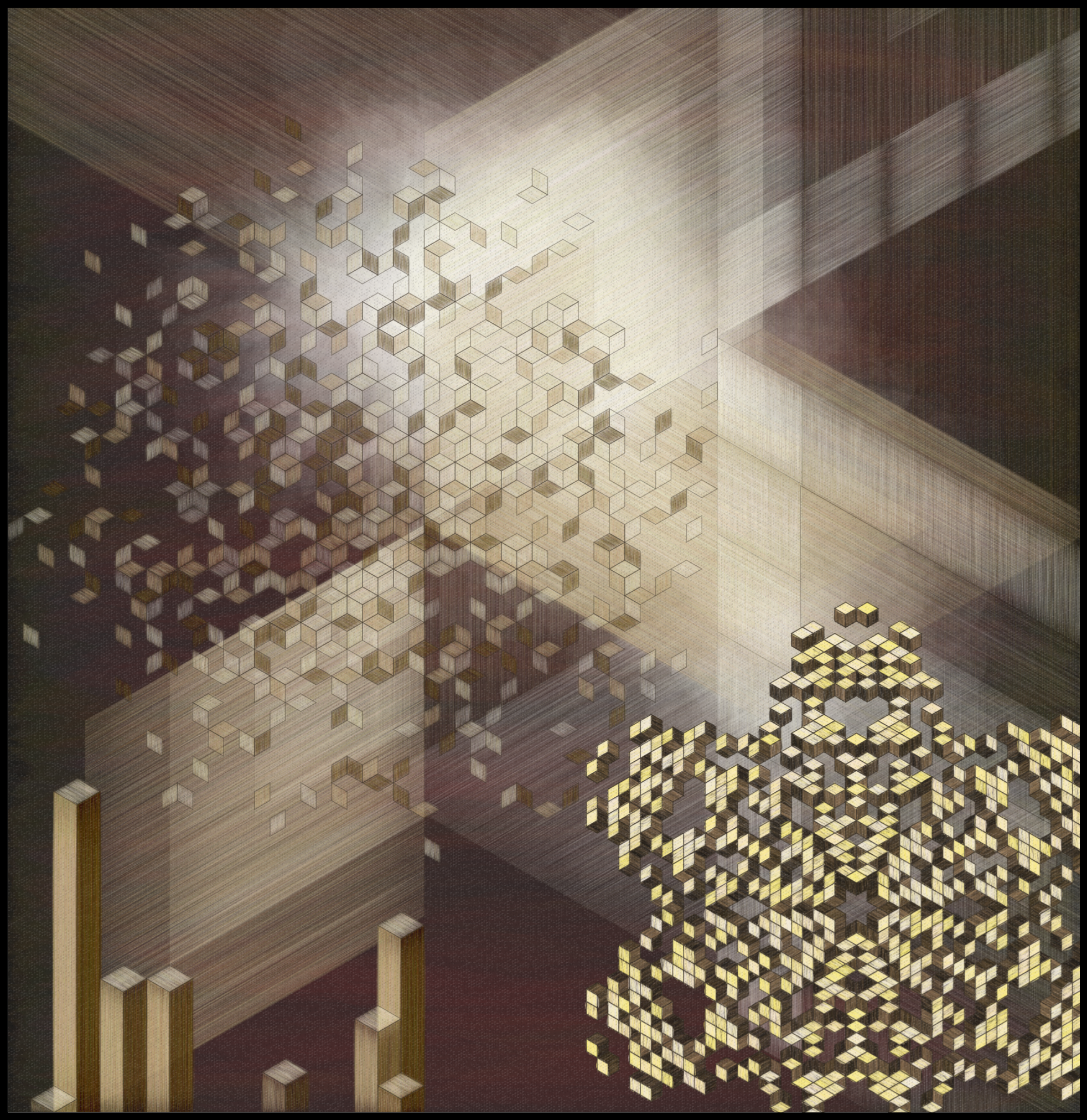 View From Our Window Depicted In Rhombuses #6 static token preview