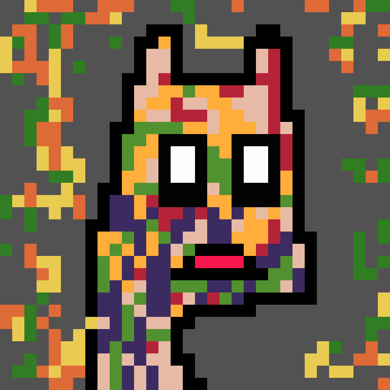 cOLORFUL DOG #6 static token preview
