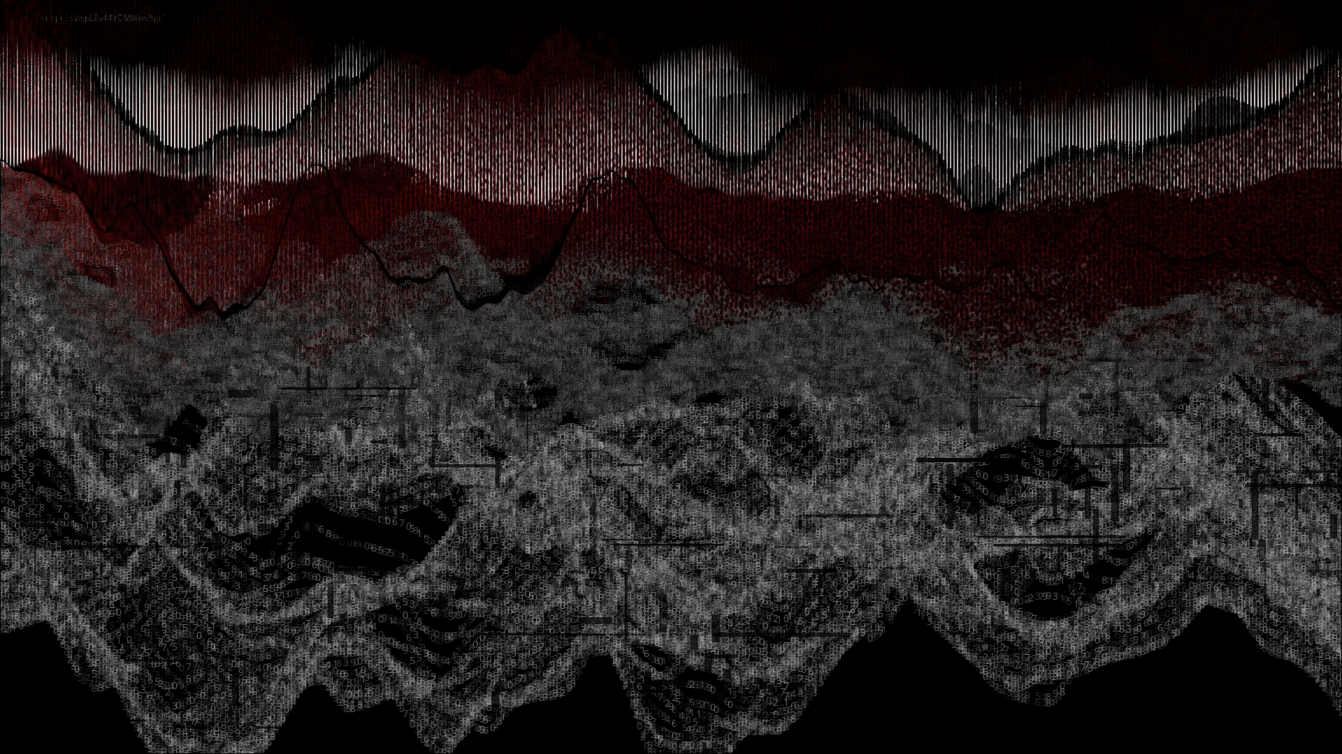 Pixel rain in a data landsacape #19 static token preview
