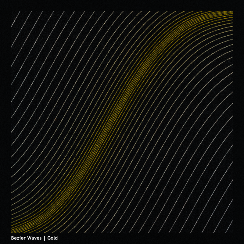 Bezier Waves #3 static token preview