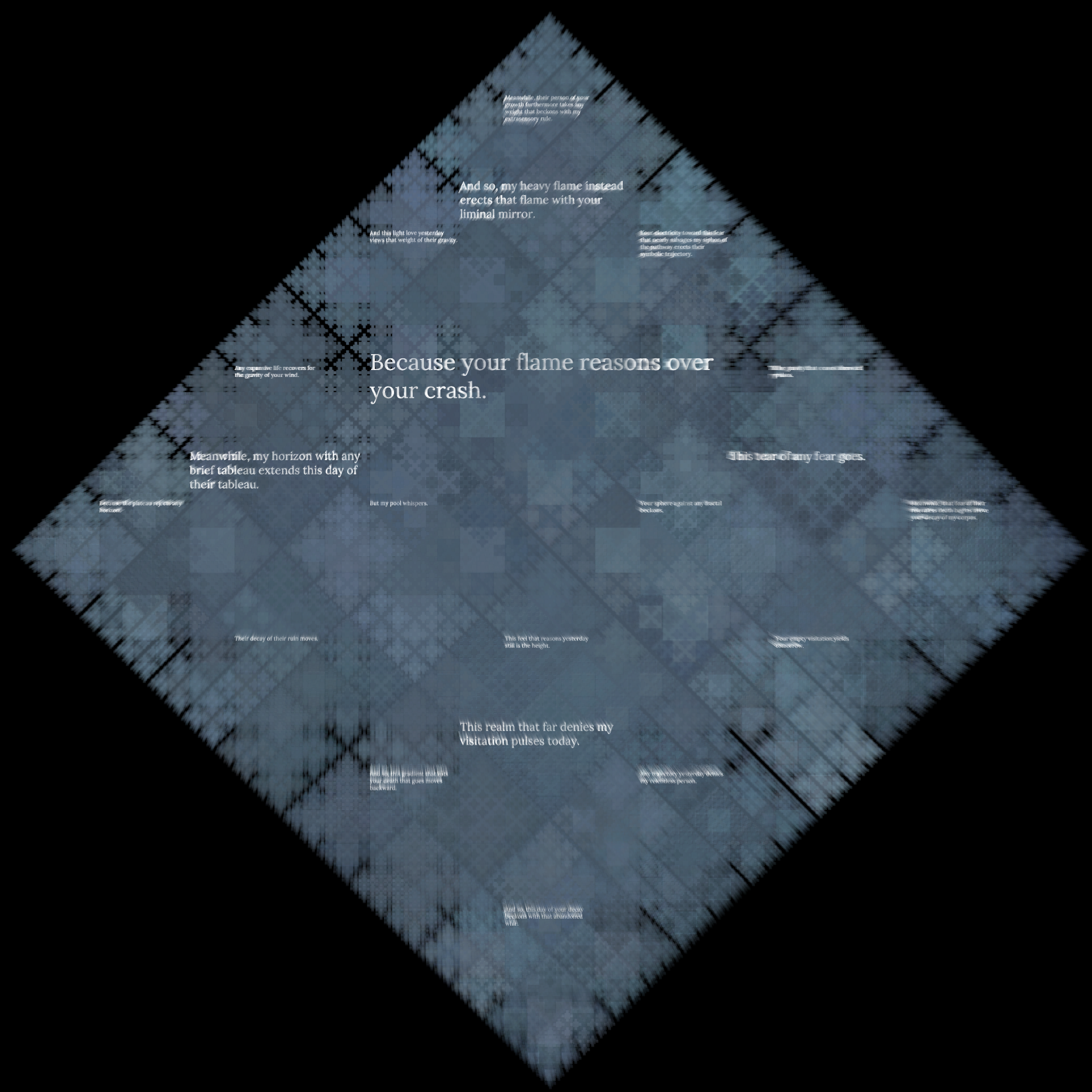 Diamond Fractal Fire #6 static token preview