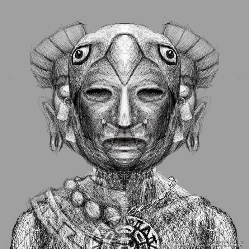 One Tezo Drawings_310+ #4 static token preview