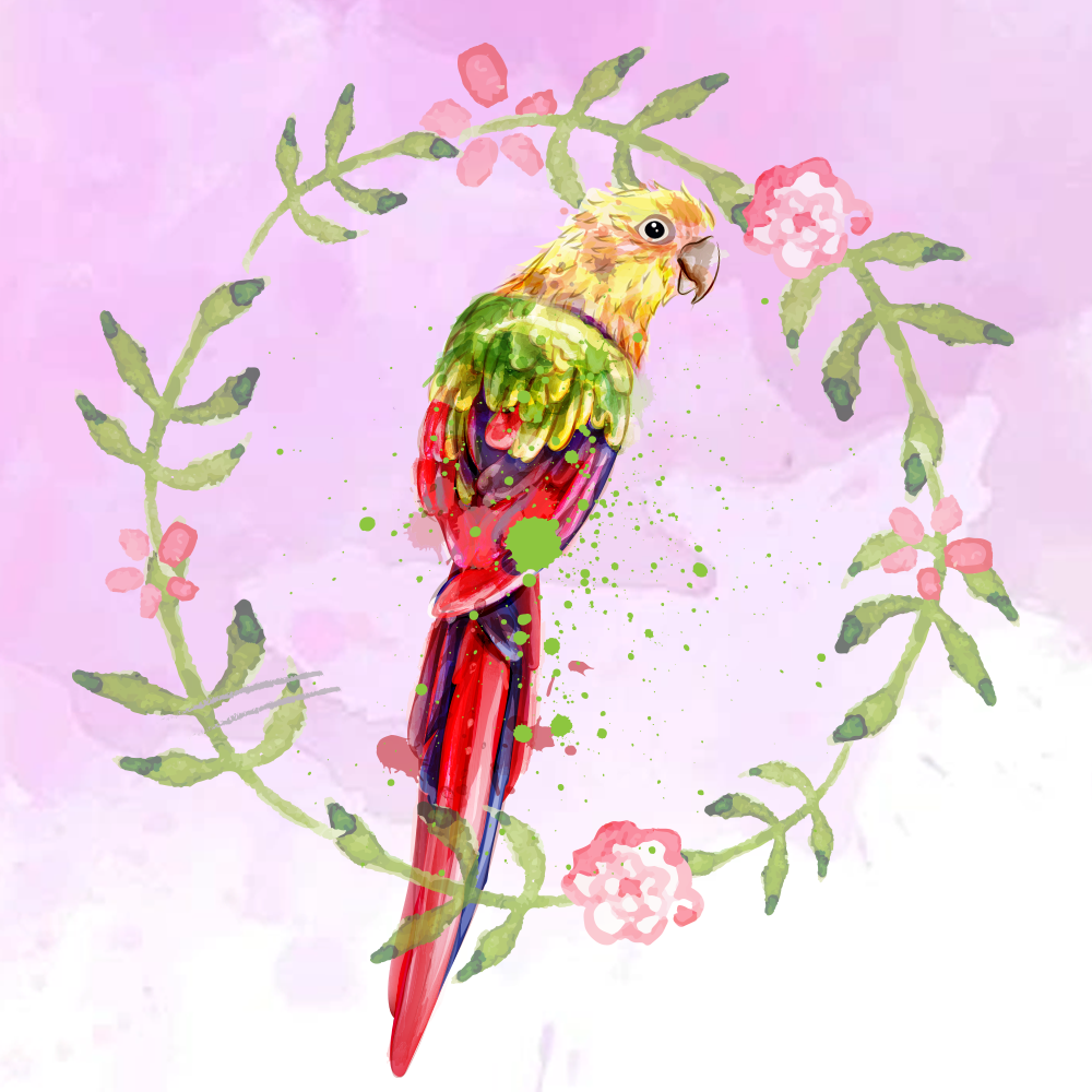 Random Tropical Birds #8 static token preview