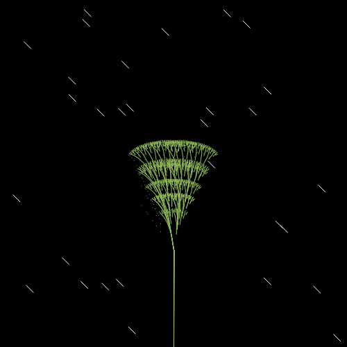 Trees in the rain #9 static token preview