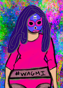 NFT luchadora project preview