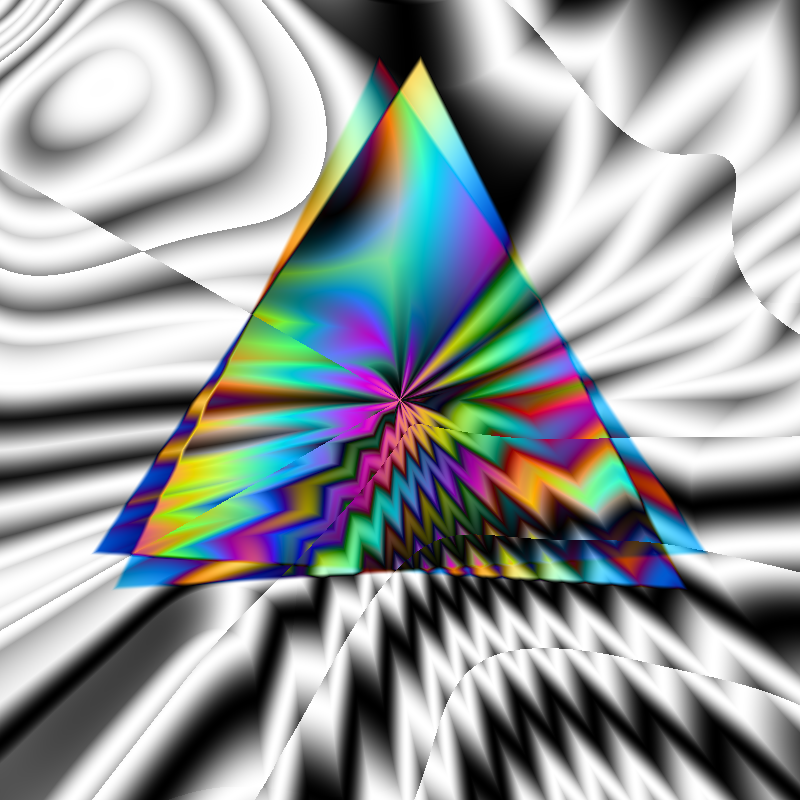 Colorful Triangles #16 static token preview