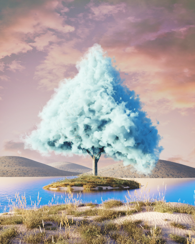 Cloudy desert #24 static token preview