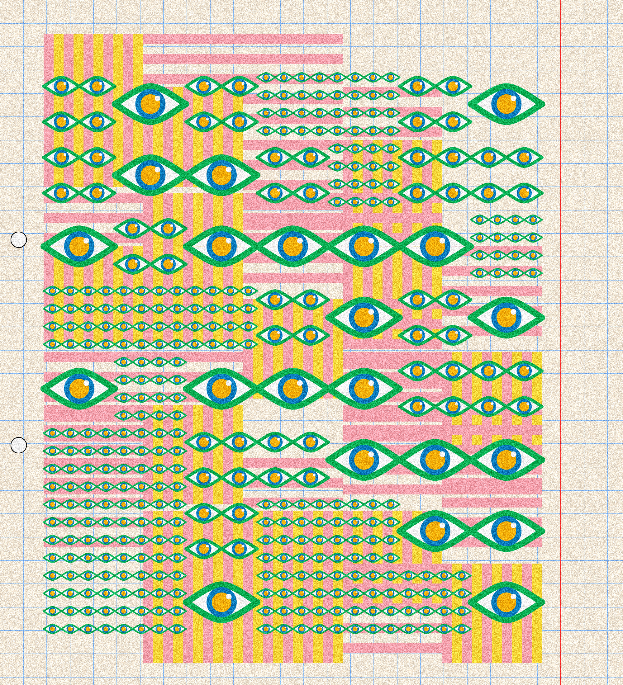 sketchbook page 10: surveillance #12 static token preview