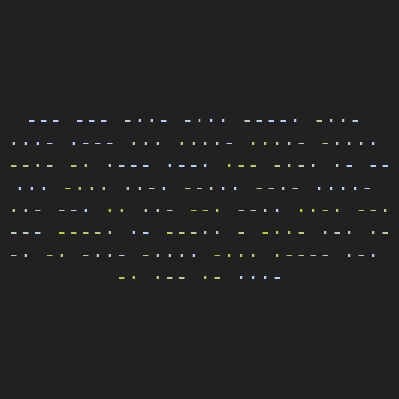 Hash > Morse #5 static token preview