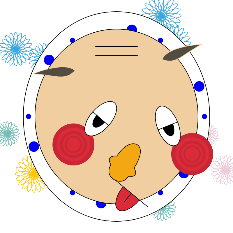 Fukuwarai (福笑い) #19 static token preview