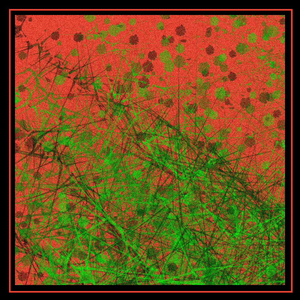 Abstract painting - vegetation #9 static token preview