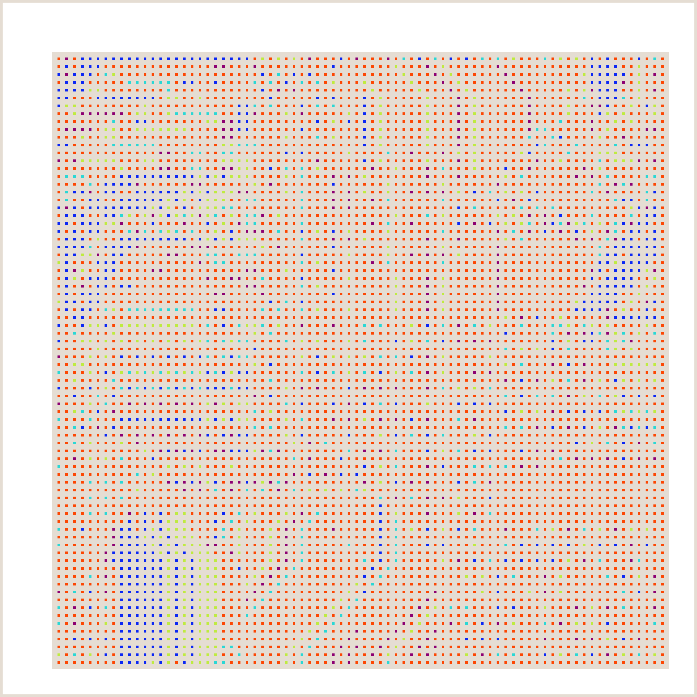 Beige Orbital Pixels #3 static token preview