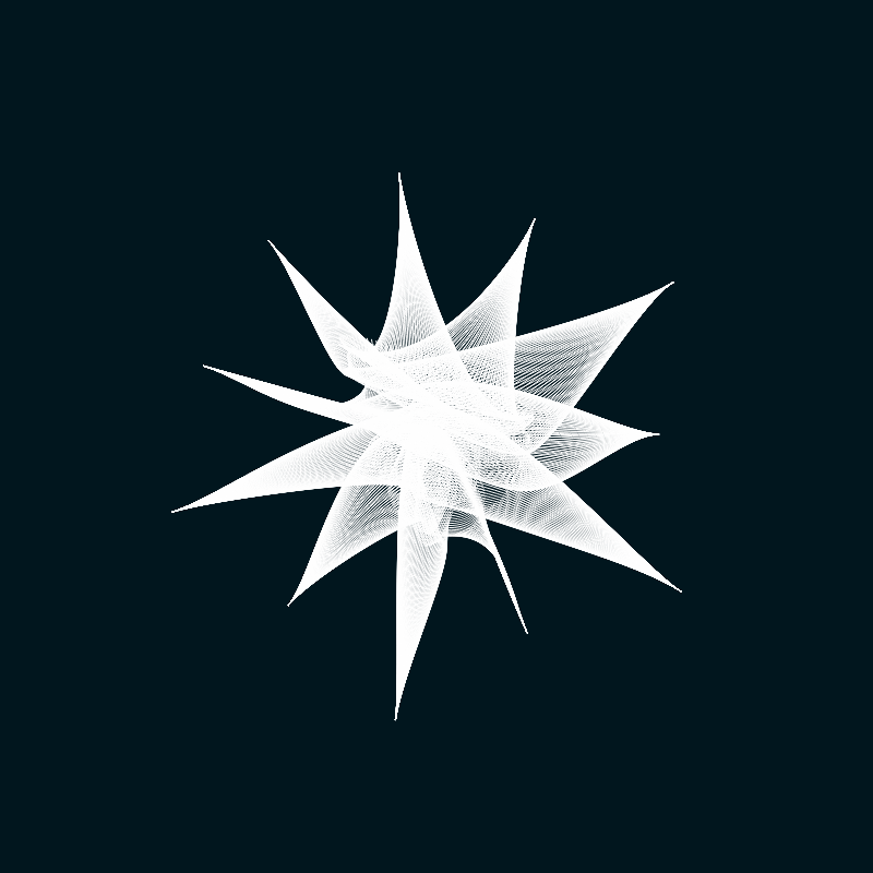 Bezier Stars #10 static token preview