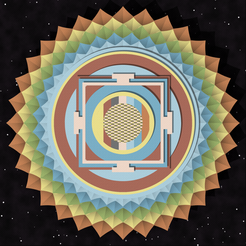 Paper Mandala #10 static token preview