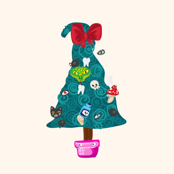 Creepy Christmas Tree For You! #13 static token preview