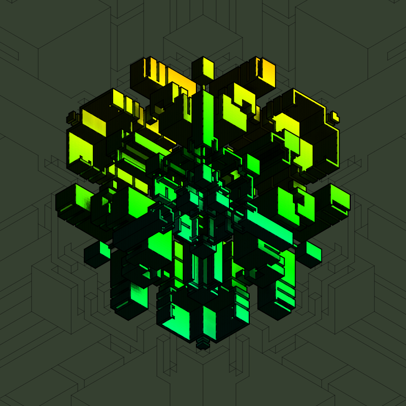 Isofrag generator series I #13 static token preview