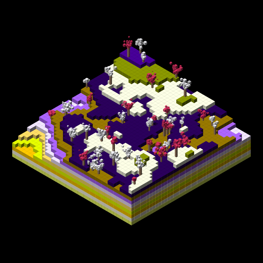 Pixel Topography #23 static token preview