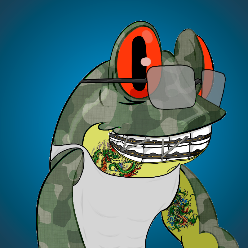 Annoying frogs #7 static token preview