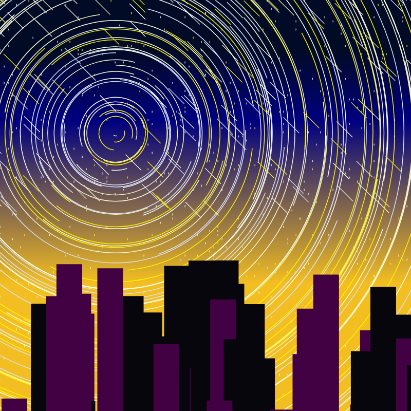 Starry sky #9 static token preview